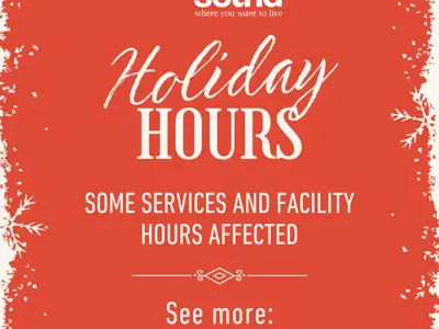 Holiday Hours affect some City services and buildings