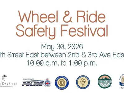 Image that says Wheel and Ride on May 30, 2026 from 10 to 1