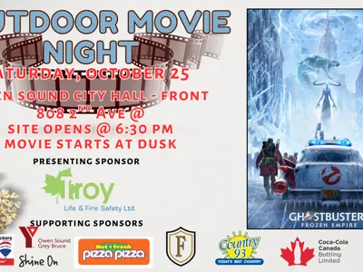 Ghostbusters Outdoor movie Night on October 25