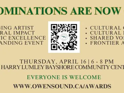 Nominations open until March 27 for Arts and Culture Awards