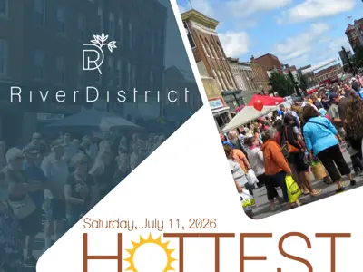 Hottest Street Sale in the River District on Sat. July 11, 2026