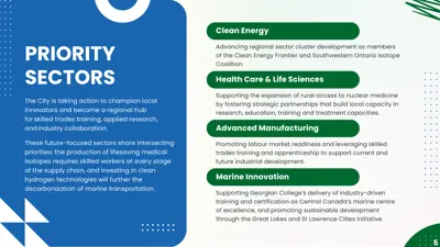 Page 5 of the ERIA Action Plan pdf linked below showing the four priority sectors.
